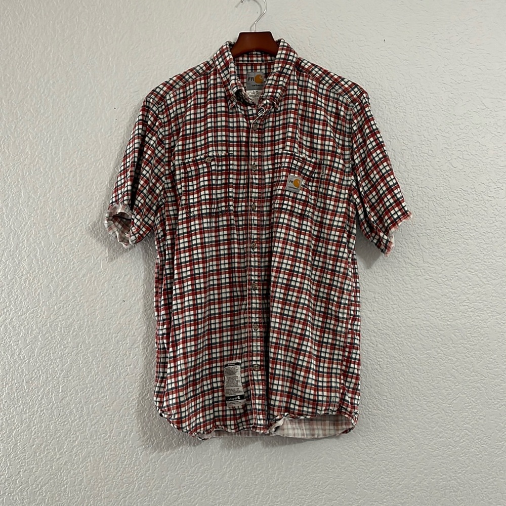 Carhartt Plaid Fire Resistant Shirt